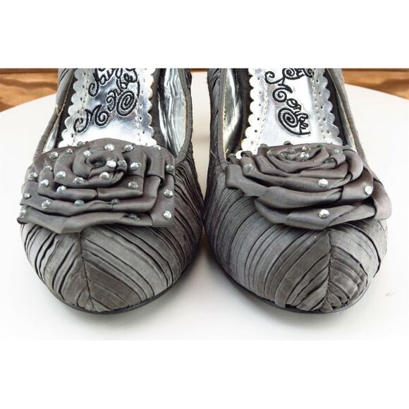 Naughty Monkey Women Sz 7 M Gray‎ Platform Synthetic Shoes NMW0599032 - Picture 2 of 7